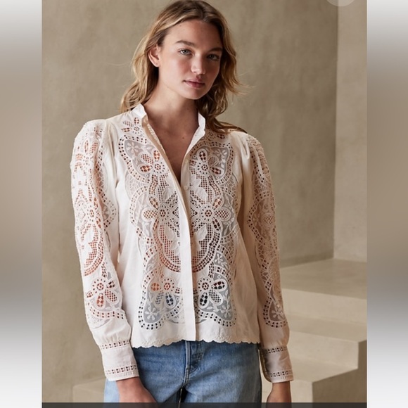 Banana Republic Tops - Banana Republic Marianna Lace Blouse